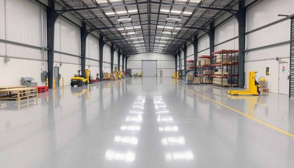 سر النجاح في أرضيات المستودعات